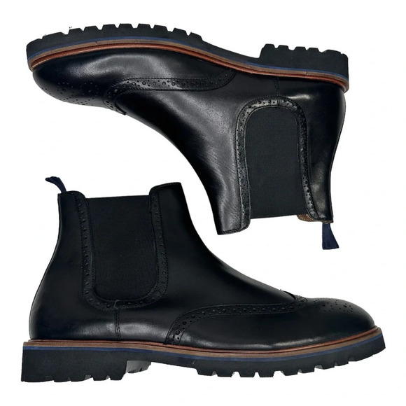 Thomas & Vine Men\'s Brayden Wingtip Chelsea Boot. Sz: 13 main image 8